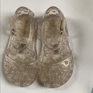 Clear Old navy sandals/jellies- size 18-24 months
